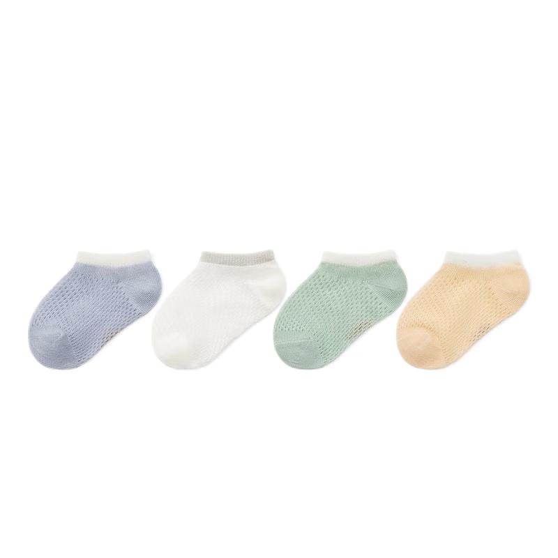 Niduoxiong Kids  Breathable Mesh Summer Ankle Socks 3-5 Years (14-16cm Foot)