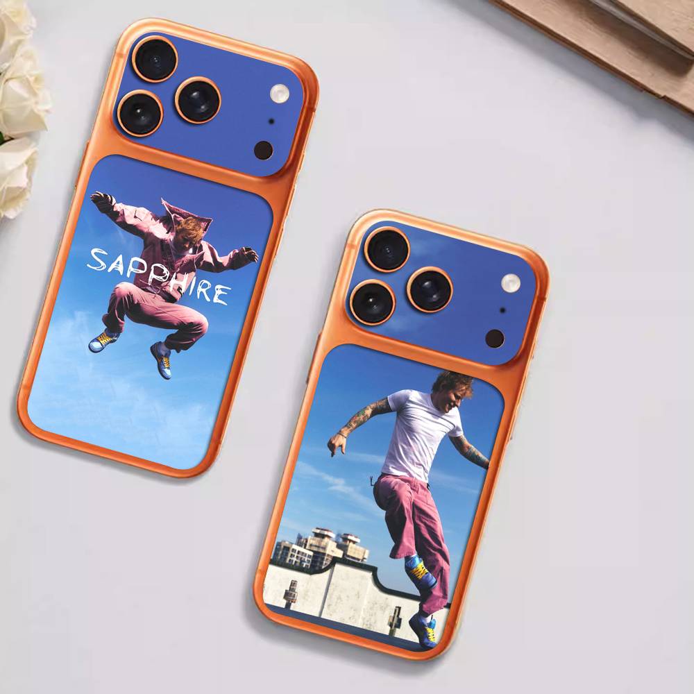 Singer E-Ed Sheeran For iPhone 17 pro max New Print Back Cover Decal Wrap Skin Rear Protective Sticker Film Creative