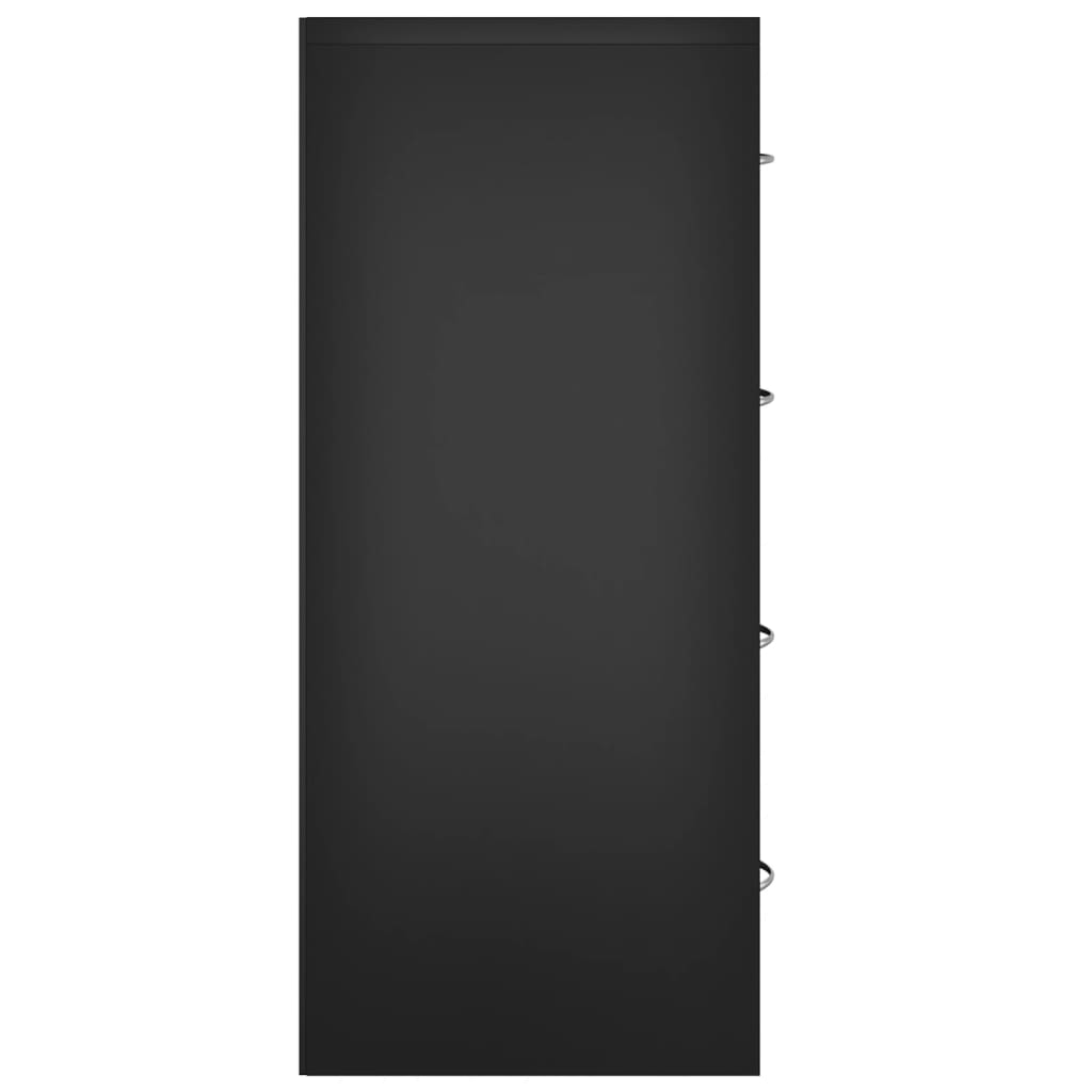 4 Drawer Chest of Drawers 60*30.5*71 cm Black