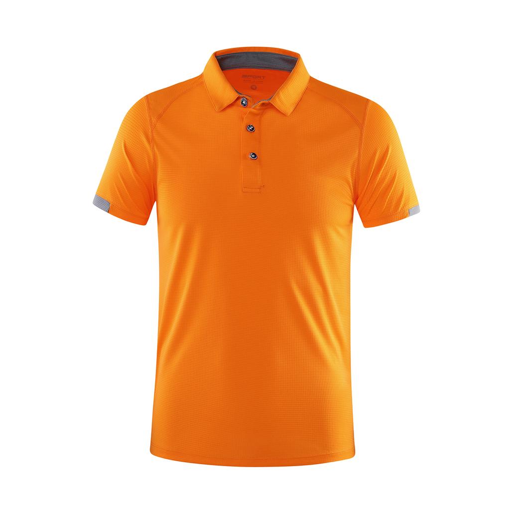 Summer Quick Drying Short Sleeved Polo Shirt Golf Jersey Company Group Breathable Fitness Lapel Sports Sleeved 8-Color Large Top