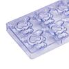8-Cavity Plastic Chocolate Mold Cute Little Bear Romantic Valentine's Day DIY Candy Pudding Baking Tool YMY