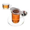 6pack Tea Strainers With Drip Bowl,2.5 Inch Tea Filters For Loose Leaf Tea, Stainless Steel Mesh Te