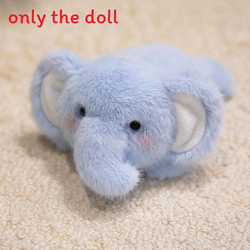 Cute Elephant Fox Refrigerator Magnet Plush Doll With Pp Cotton For Gift Home