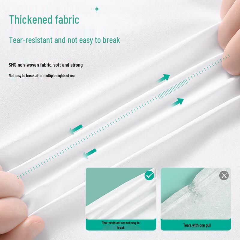 Portable Disposable Single Bedding 3-Piece Set for Travel