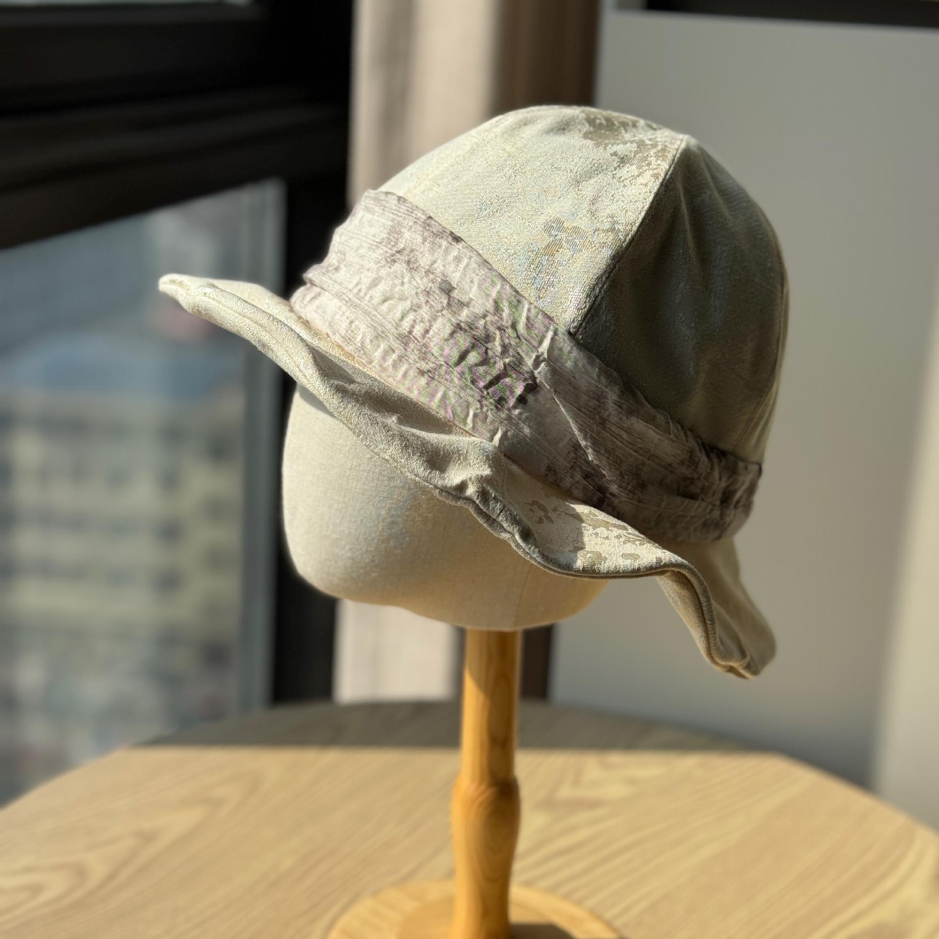 

New Korean-style lightweight breathable rolled-brim fisherman hat for women, versatile for spring and summer, casual and fashionable bucket hat, sun Adult54-60Adjustable бежевий