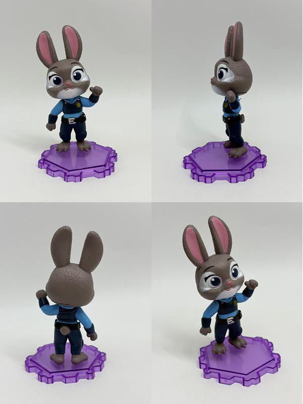 Zootopia Figurines: Sloth, Rabbit, Fox, Police Officer Dolls - 6 Styles Standing Pose Models
