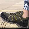 Oulylan Light Comfort Male Safety Footwear Steel Toe Anti-Smash Labor Shoes Breathable Wear-Resistant Work Protection Sneakers