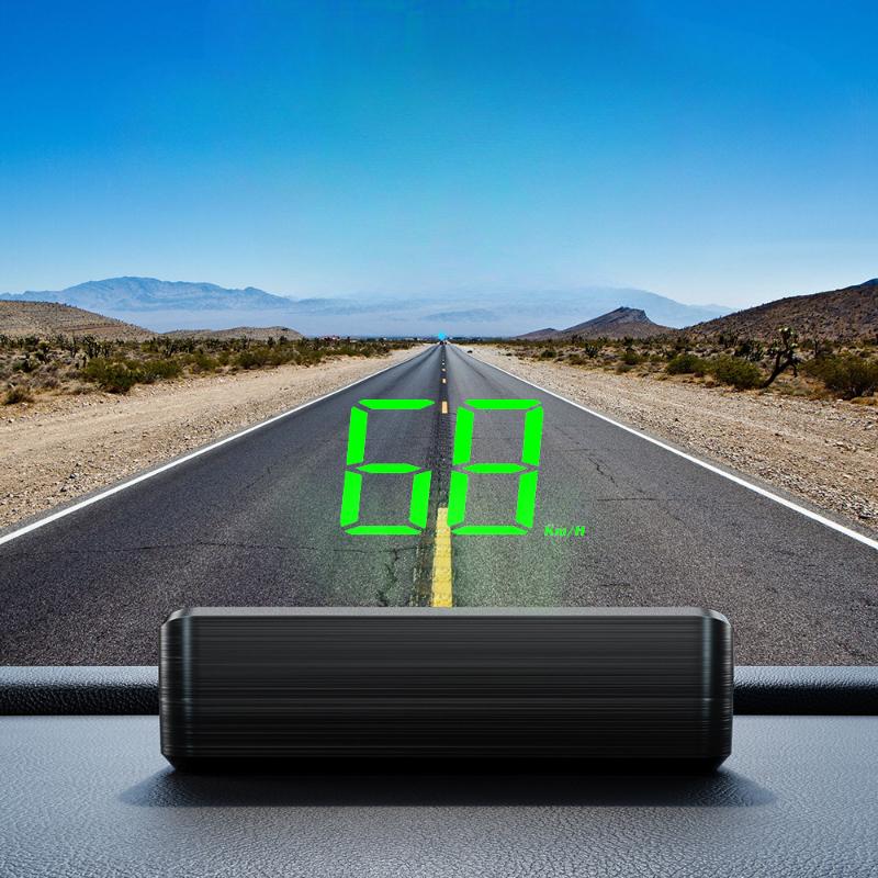 1pcs Car Head Up HD Display M2 GPS Speedometer Speed Digital HUD Windshield Projector For All Cars Auto Electronics Accessories