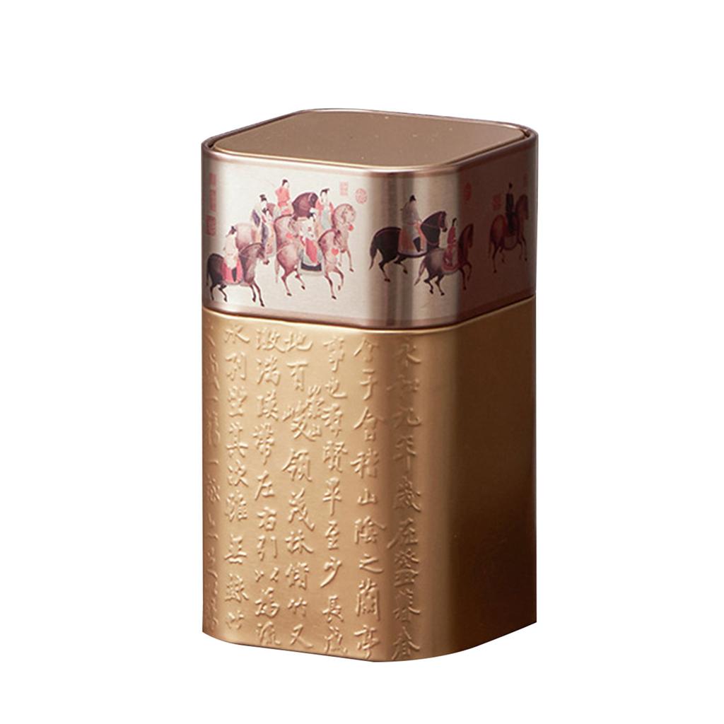Portable Empty Tea Tin Can Reusable Tea Containers Travel Small Tea Packagings Box Vintage Tea Seal Jar Easy To Use