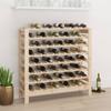Day and Night - Day and Night Solid Pine Wood Wine Rack 109.5x30x107.5 Cm