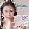 3D Glitter Rhinestone Pearl Stickers for Kids' Face Makeup and Performances