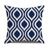 Nordic Geometric Decorative Pillow Sofa Cushion Cover Modern Home Decor Square Pillowcase Peach Skin Pillowcase
