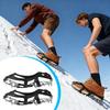 18 Teeth Ice Gripper Spike for Shoes Winter Outdoor Anti-Slip Hiking Mountain Climbing Ice Snow Crampons Anti-slip Shoe Covers