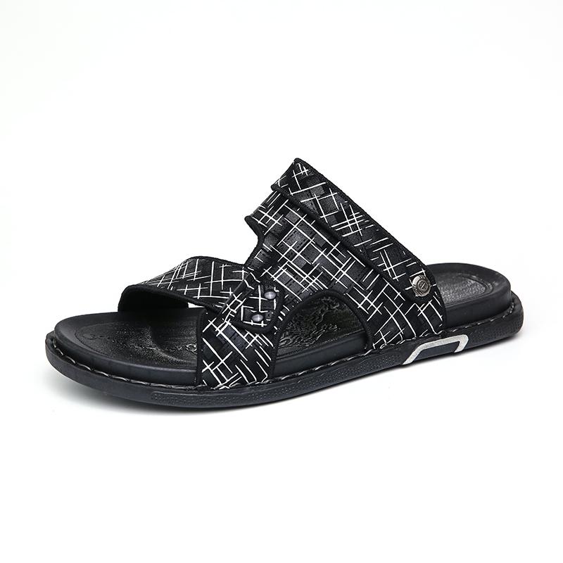 Fashion Summer New Men's Slippers Sandals Two Ways To Wear Them Luxury Brand Mens Casual Breathable Designer Shoes Comfortable Loafers