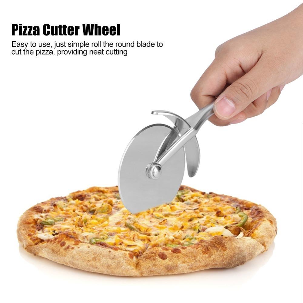 Smooth Rotating Professional Pizza Cutter Precision Edge Pastry Pizza Cutter  Bakery Catering