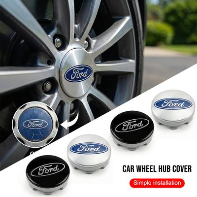 4Pcs 54MM Anti-Rust Rim Emblem Decals Scratch-Proof Car Wheel Center Cover For Focus Mondeo Kuga Fiesta MK7 Escort Explorer Edge 2 4 MK2 MK4