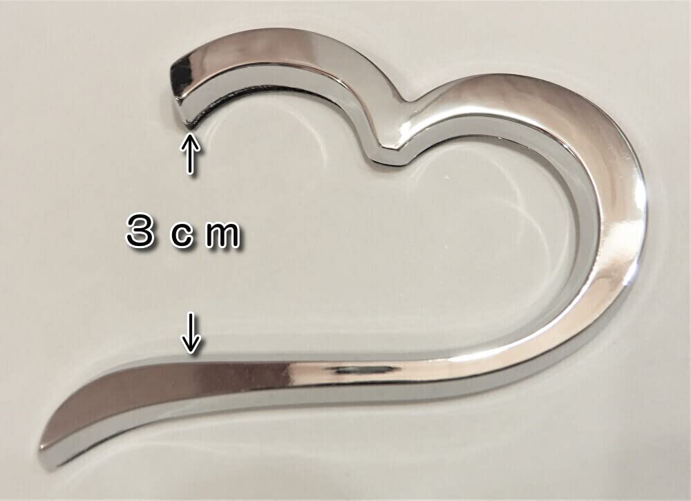 L-hotse 3D Plated Emblem (Heart)