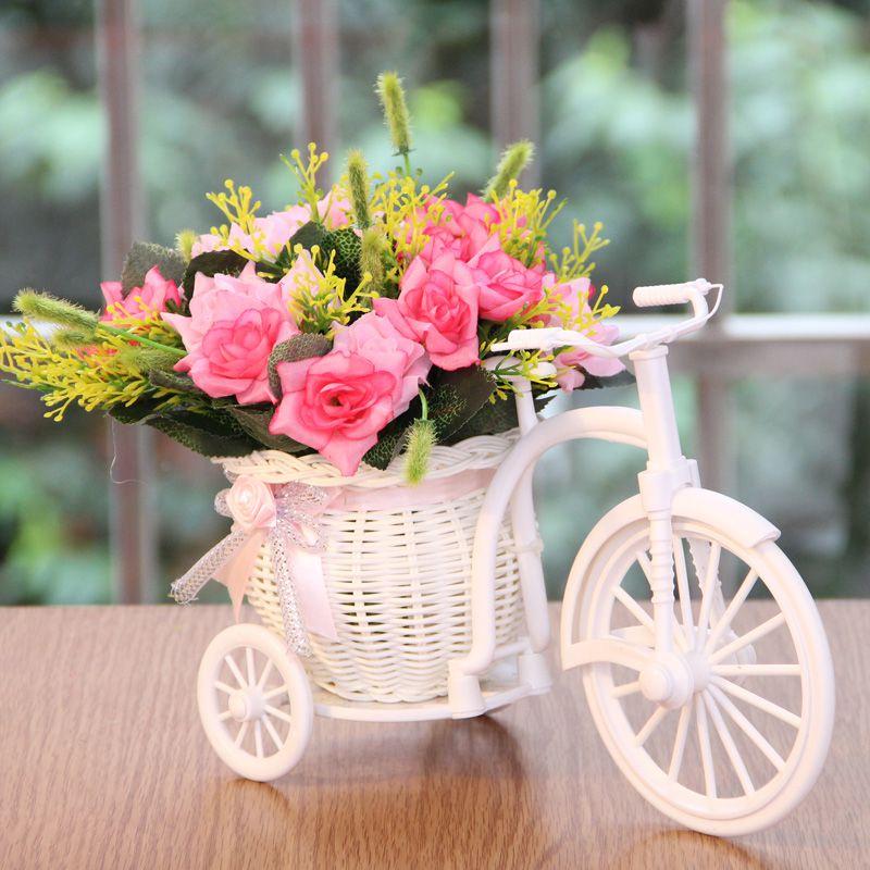 Kontejnerový koš na květinové rostliny Plastové designy kol Domácí svatební dekorace