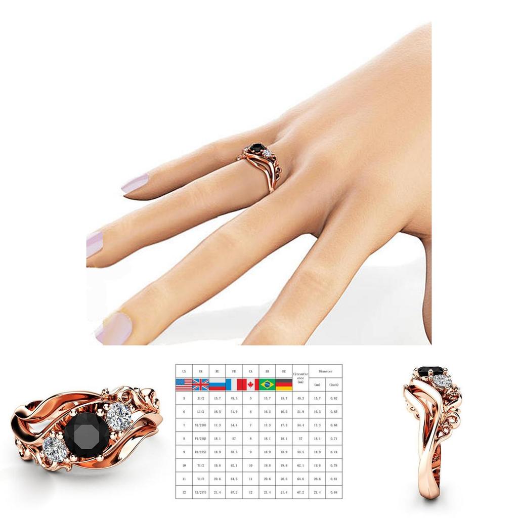 Luxury Ring Wedding Promise Ring With Timeless Wave Design And Premium Quality Brass