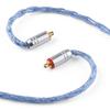 New TRIPOWIN Zonie 16 Core Silver Plated Cable SPCHIFI Earphone Upgrade Cable [2022 Version] & (2.5mm-MMCX, Blue)