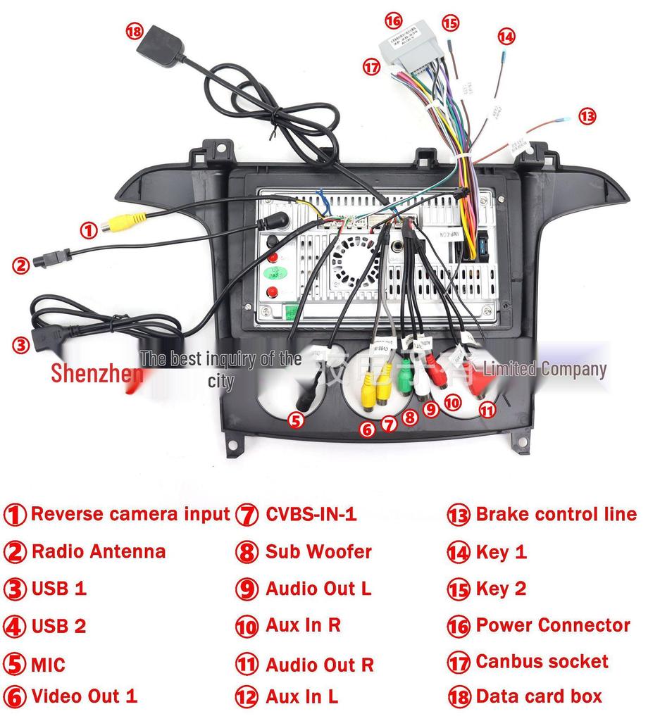 9-inch Android Navigation Faceplate for 1996-1999 Honda Civic RHD.