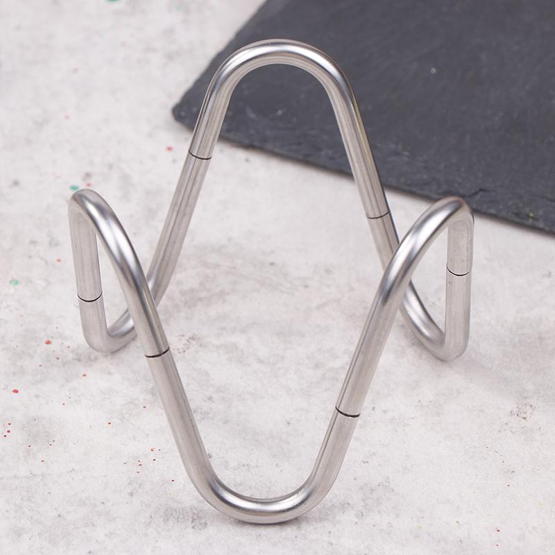 Outdoor Camping Alcohol Stove Bracket Stainless Steel Detachable Bracket Portable Camping Accessories Camping Hiking Stove