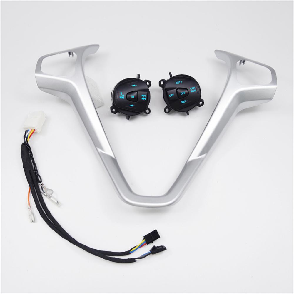 Blue LED Cruise Control Switch Multifunction Steering Wheel Buttton For Ford Fie