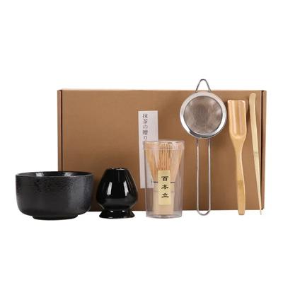 Set Blender Matcha Japonez 4/6/7 BUC cu Tel din Bambus, Pensulă Matcha, Linguriță, Cuptor pentru Magazin de Băuturi, Unelte DIY pentru Prepararea Ceaiului