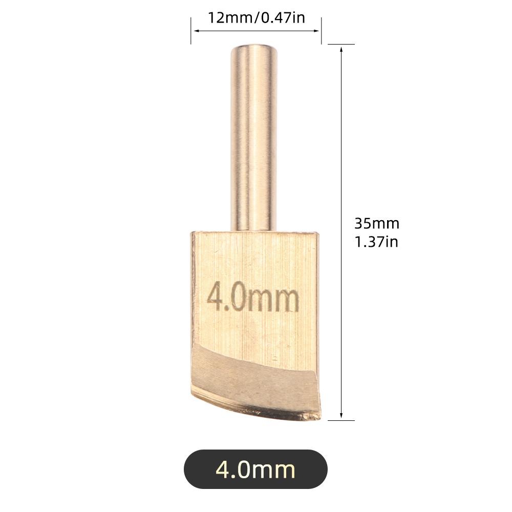 1pcs Leather Edge Soldering Iron Brass Head, DIY Process Pressure Edge Sealing Soldering Iron Tips Tool, DIY Leather Edging Tool