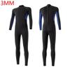 Men Women 2/3mm Wetsuit Thermal Warm Diving Suit Snorkeling Surfing Swimming