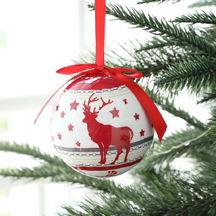 Christmas Foam Ball Xmas Tree Pendant Festival Holiday Party Front Door Decor