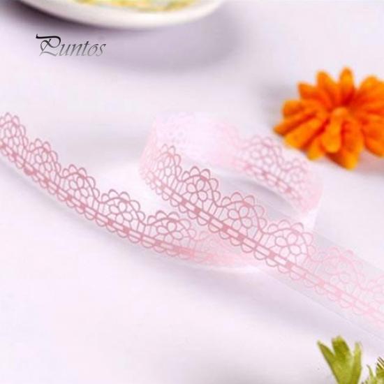 Dekorativní páska na výrobu papíru s dutou krajkou 5 rolí DIY Craft Scrapbook