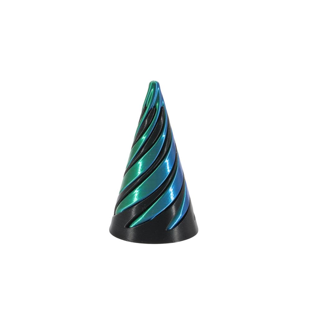 3D Printed Stress Relieving Toys Spiral Model Toy Impossible Pyramid Passthrough Thread Sculpture Screw Toys Gift