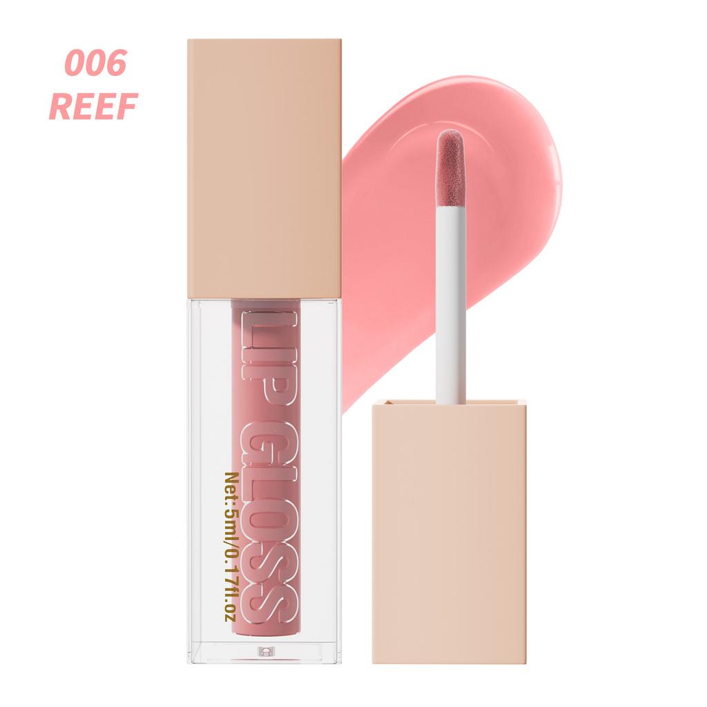 Lip Gloss Long-lasting Moisturizing Easy Halo-dyeing Waterproof Mirror Water Glass Lip Gloss Transparent Cosmetics
