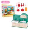 Forest Animal 1/12 Dollhouse Furniture Bedroom Kitchen Bathroom Set Miniature Simulation Dolls Accessories DIY Toys Girls