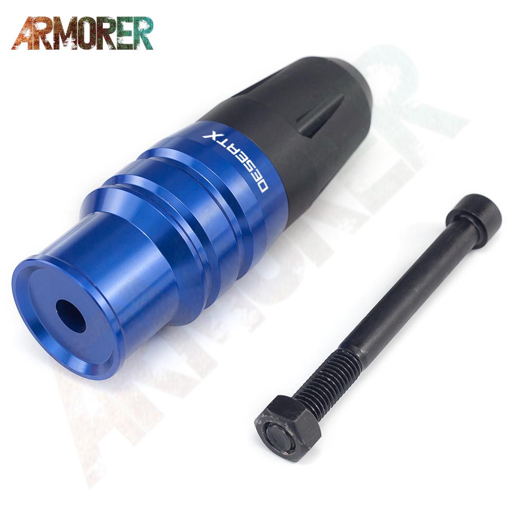 Motorcycle Accessories CNC Exhaust Frame Sliders Crash Pads Falling Protector For Ducati Desert X DesertX 2022