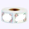 50/100/250PCS Flowers Name Lables Sunflowers Packaging Sticker Roll Date Stickers Refrigerator Freezer Food Storage Small