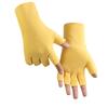 Student Writing Warm Gloves Autumn and Winter Half-finger Gloves German Velvet Cationic Men's and Women's Touch Screen Dew Five-finger Manicure