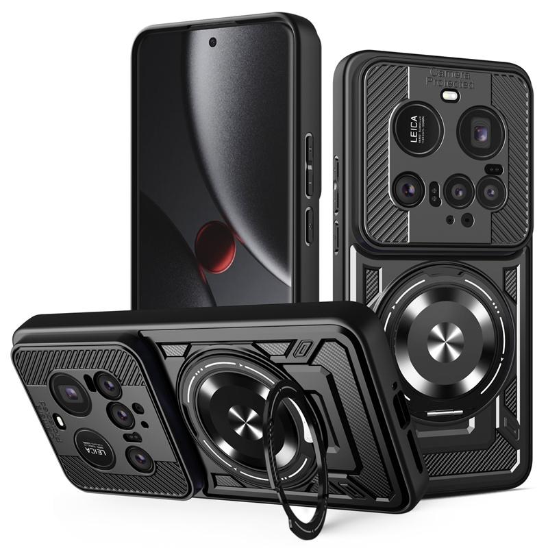 Heavy Duty Armor Case For Xiaomi 15 Ultra Mi 14 Ultra Protective Cover Ring Stand Holder Shockproof Fundas Coque Capa