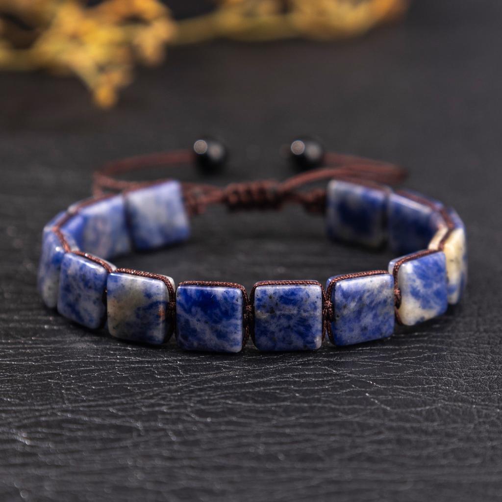 Crystal bracelet, natural amethyst bead, bracelet, natural stone, adjustable wristband,Christmas gift, Valentine's Day gift, girlfriend gift