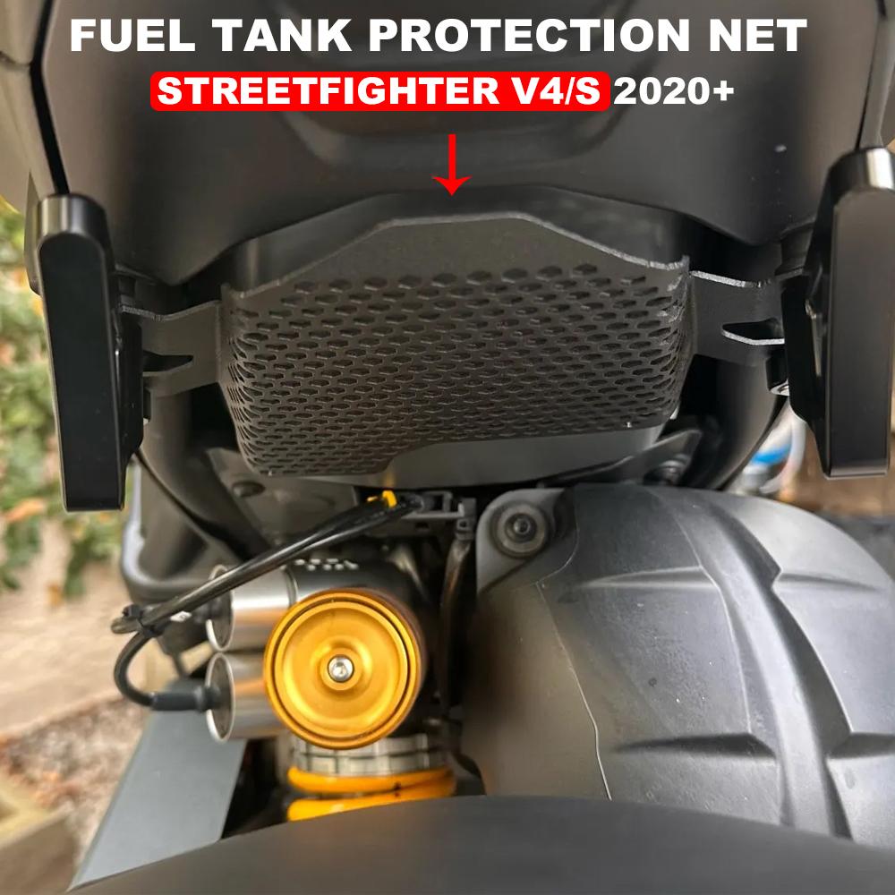 For Ducati Streetfighter V4S V4 2020-2026 Accessories Motorcycle Tank Protection Grille Streetfighter V4 Foot Peg Removal Kits