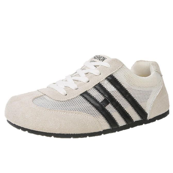 Versatile Leisure Sports Breathable Niche Mesh Retro Solid Color German Training Shoes Women's Flat-soled Forrest Gump Shoes 2025 New Models