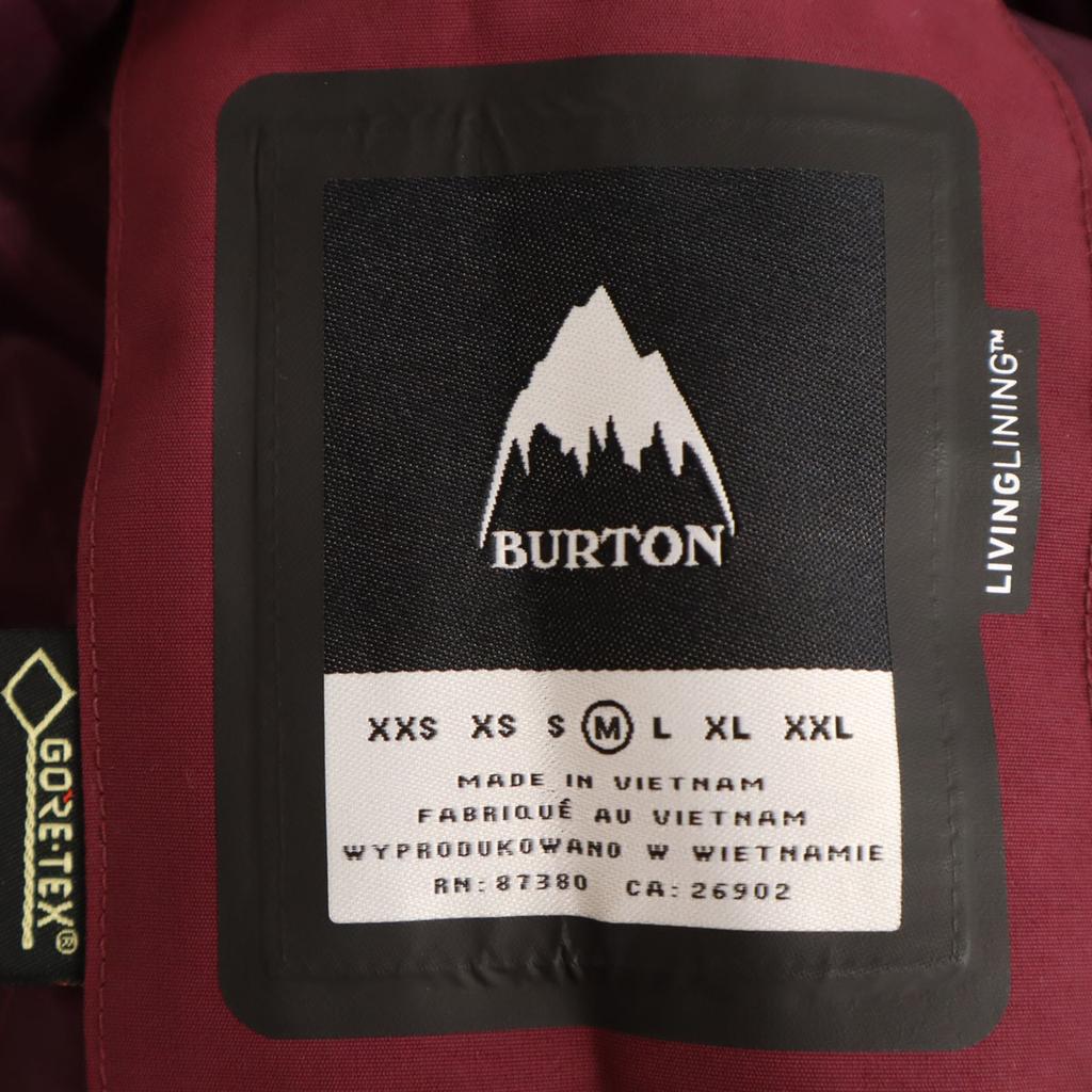 Burton Snow Board Duffy Pants M Purple GORE-TEX Snowwear Women Used