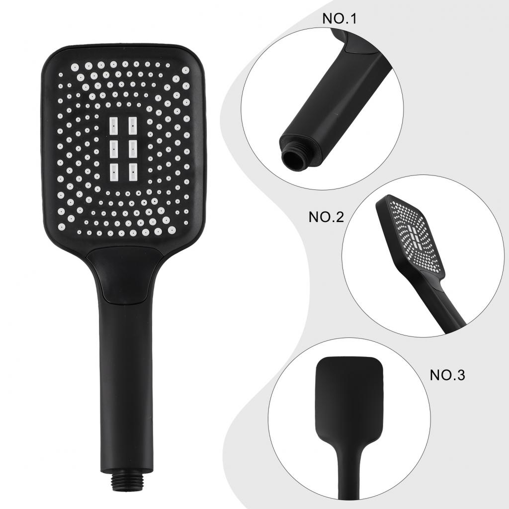 Cap de duș de înaltă presiune pentru baie Brightness, economisire a apei