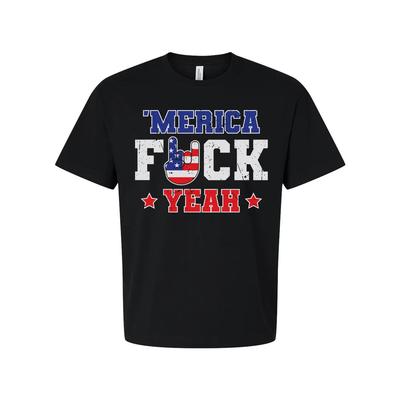 Americana Flag Graphic Unisex T Shirt With United States Flag Emblem And Bold Te
