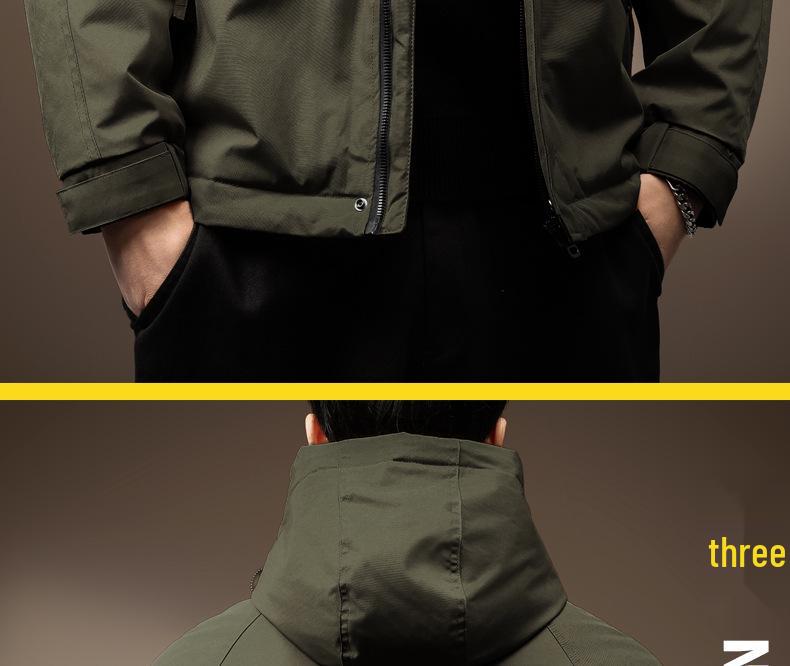 Men's High-End Retro Cotton Jacket: 2025 Autumn/Winter Outdoor & Commuting Essential