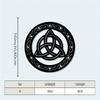 Celtic Knot Metal Wall Art Triangle Design Black Iron Decor St Patricks Day Irish Gift