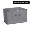 Soft Cover Storage Bin For Home Use Foldable Clothes Organizer For Bedroom