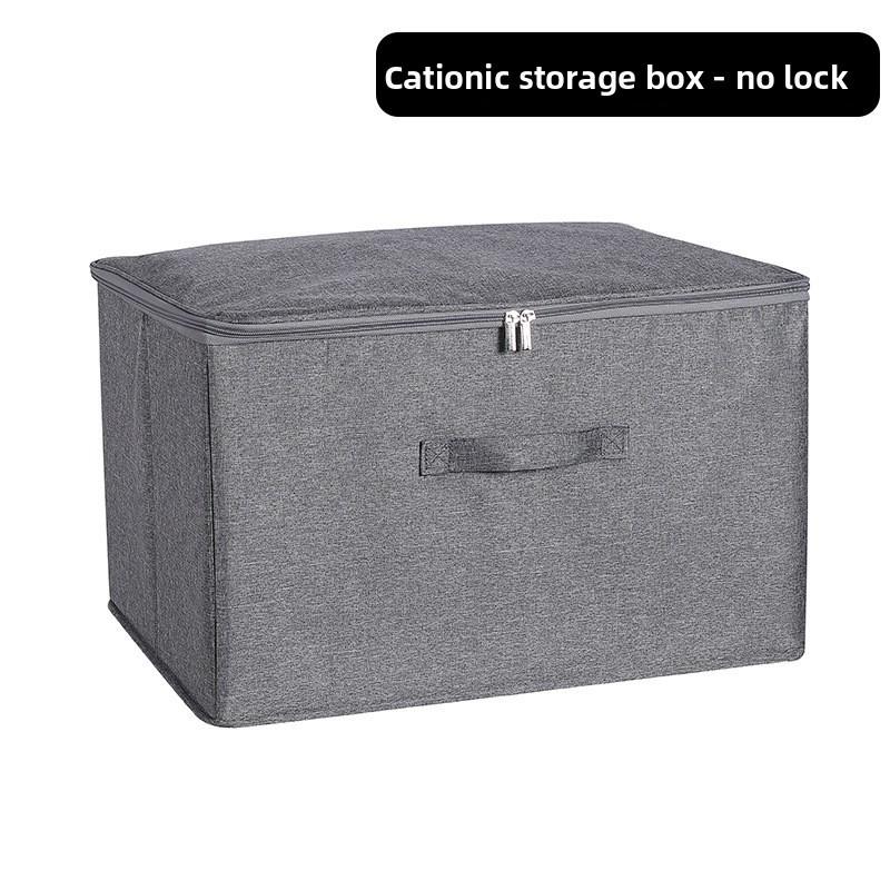 Soft Cover Storage Bin For Home Use Foldable Clothes Organizer For Bedroom