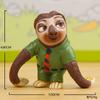Fresh and Cute Crazy Animal Sloth Lightning Si Cong Figurine Micro-landscape Design Figurine Desktop Decoration